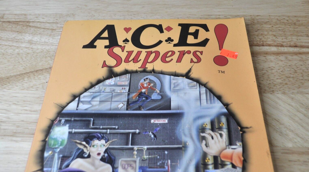 ACE Super-Agents Powers-Stellar Games Paperback Book *Pre-Owned*