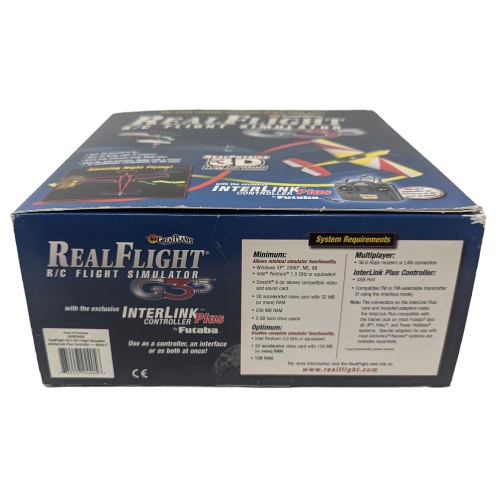 Great Planes Real Flight RC Flight Simulator G3.5 Controller w/ Original Box