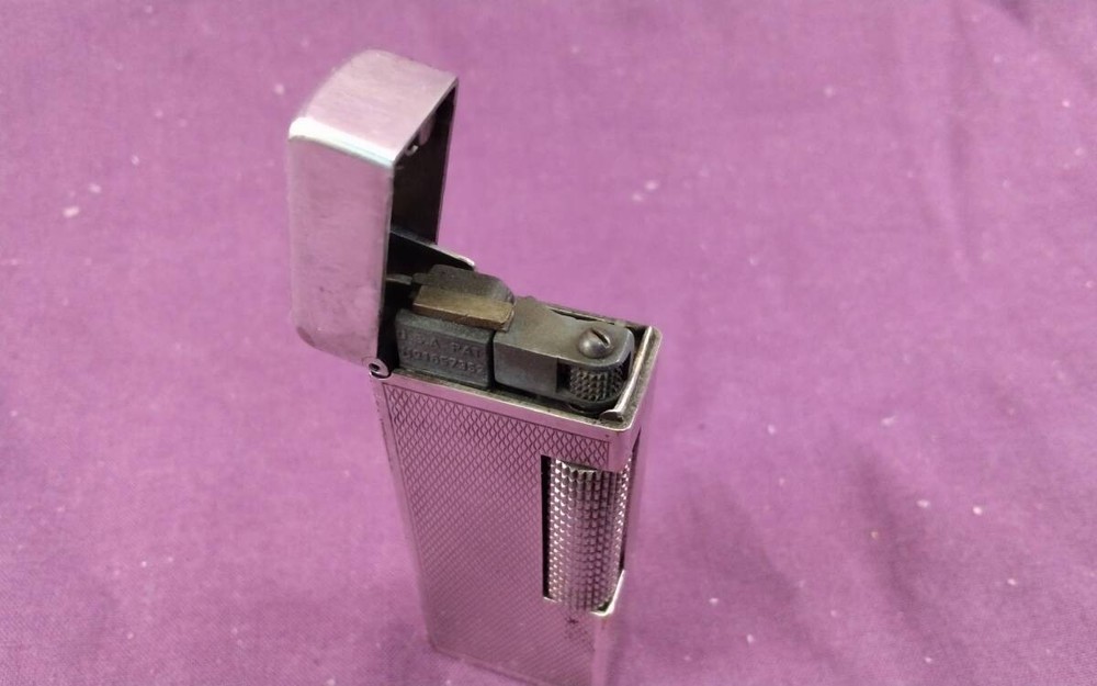 Dunhill Rollagas Early Model Pipe Custom Silver Barley Working