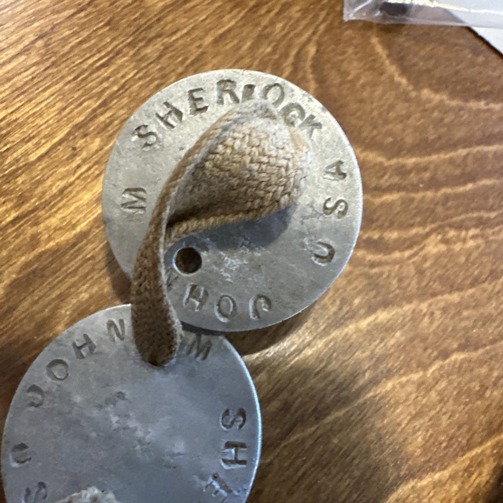 WWI USA. Dog Tags, Pair,