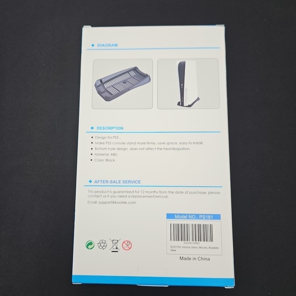 Vertical Stand For PS5 Consoles Space Saving