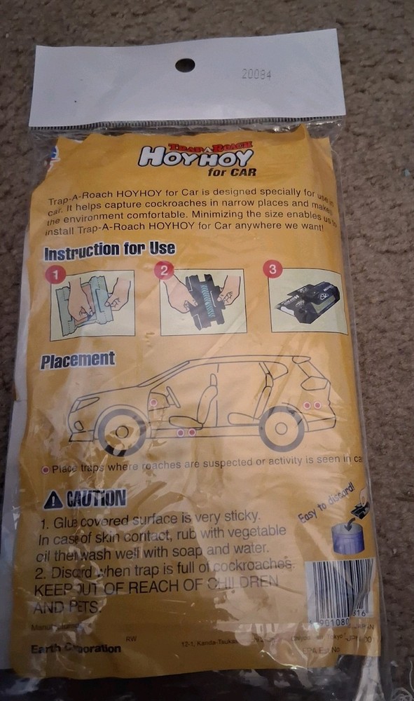 Hoy Hoy Trap-A-Roach for Car