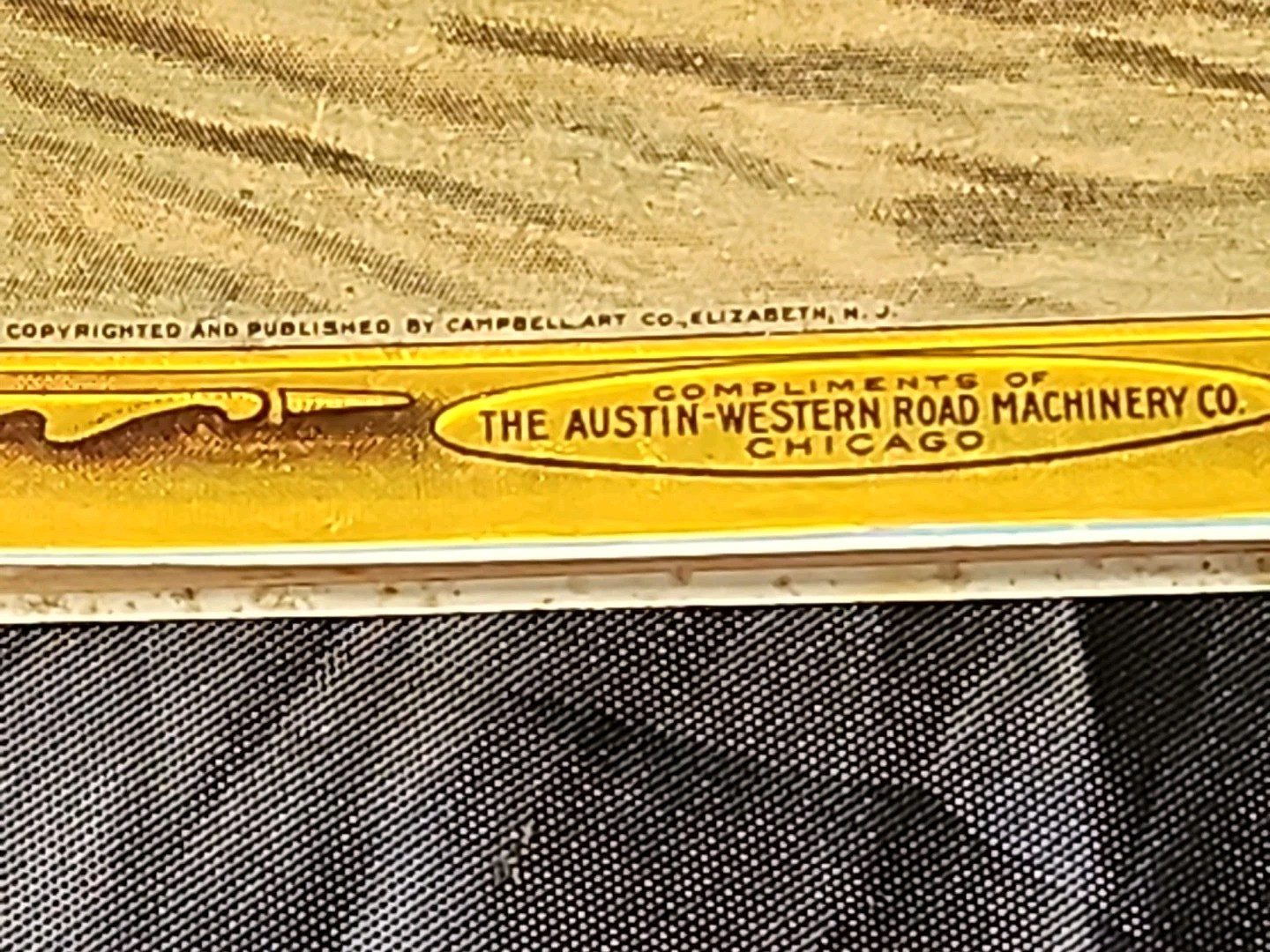 1915/1916 Compliments Of The Austin- Western Road Machinery Co/Nude