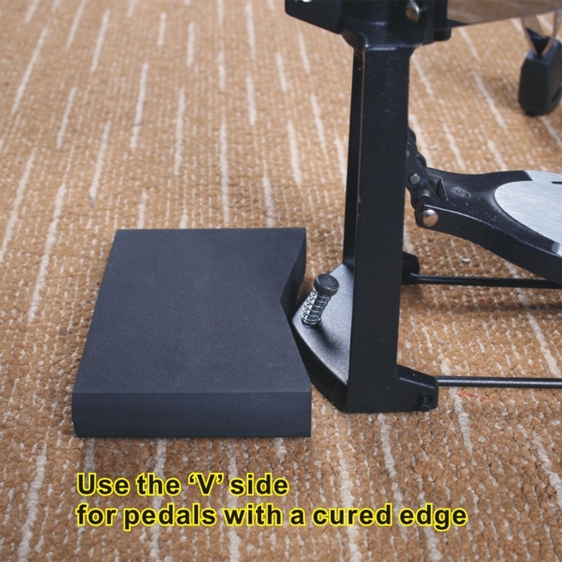 2Pcs Nonslip Double Kick Pedal Block Drum Block Drum Set Accessory Enduring
