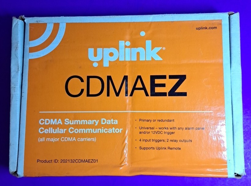 Uplink CDMAEZ Primary Cellular Alarm Communicator