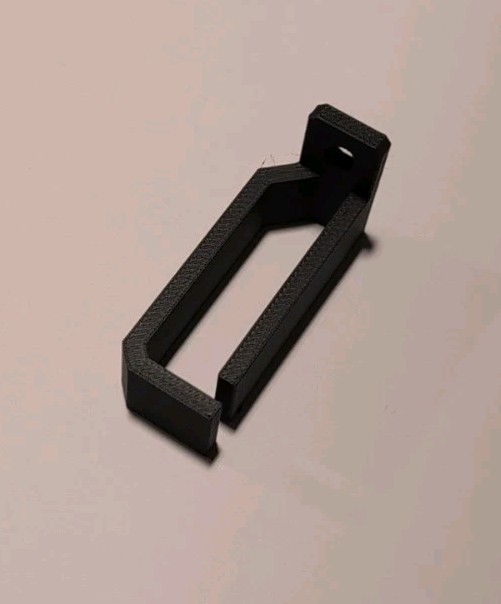 Network Rack Cable Management, Black, Hold 12CAT Cables, Matte Black, 3D Printed