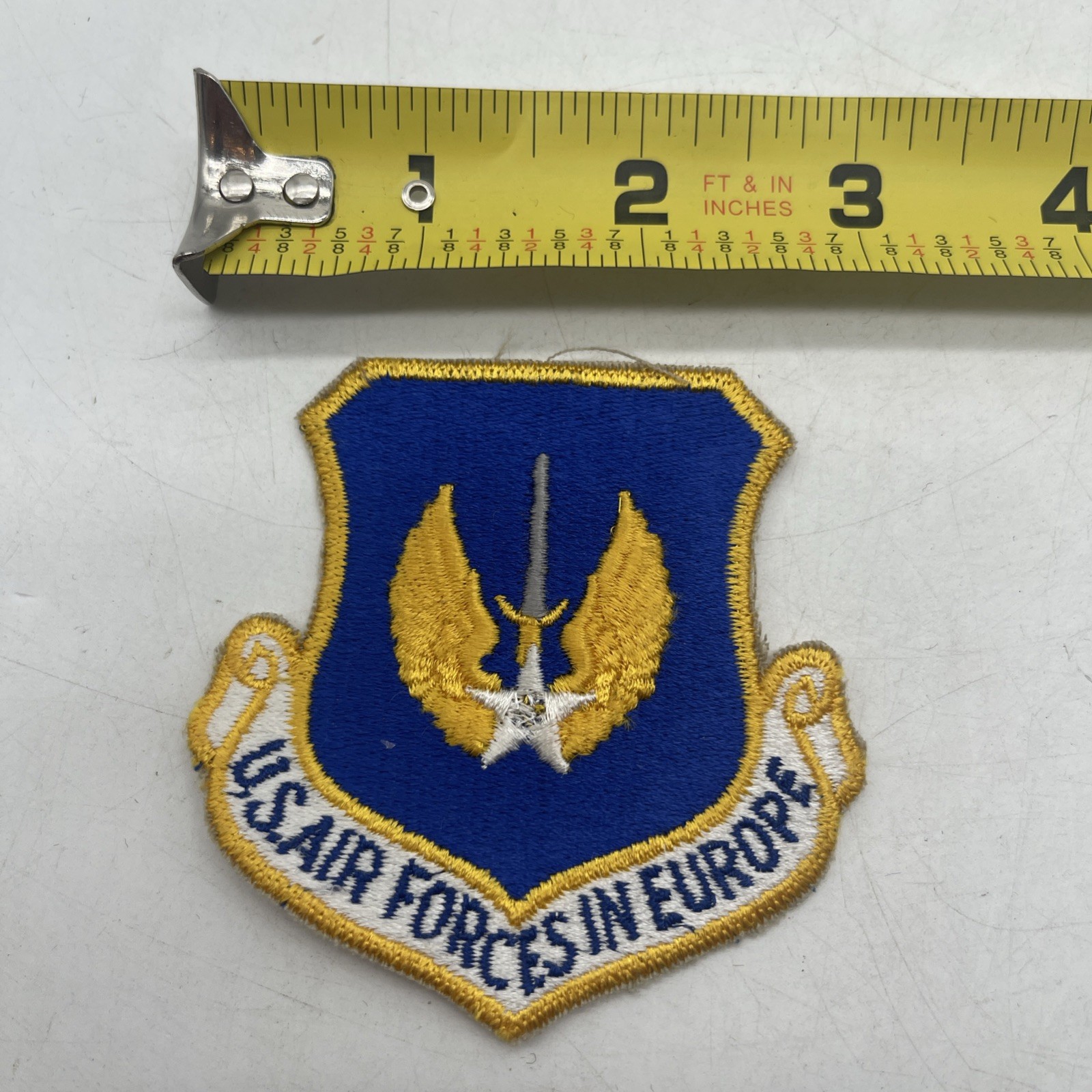 U.S. Military USAF AIR FORCES in Europe Patch Insignia Cut Full Color