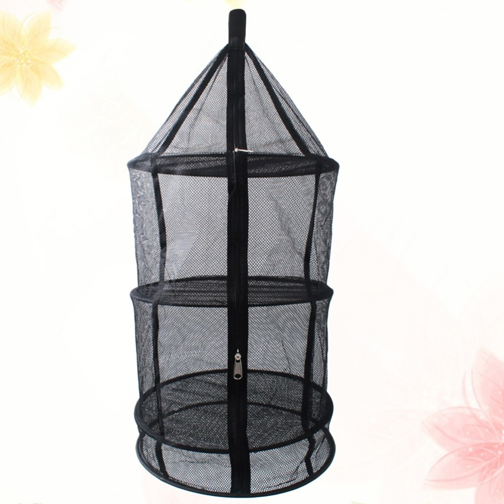 Foldable Drying Closed Zipper Net Mesh Collapsible Hanging Dryer