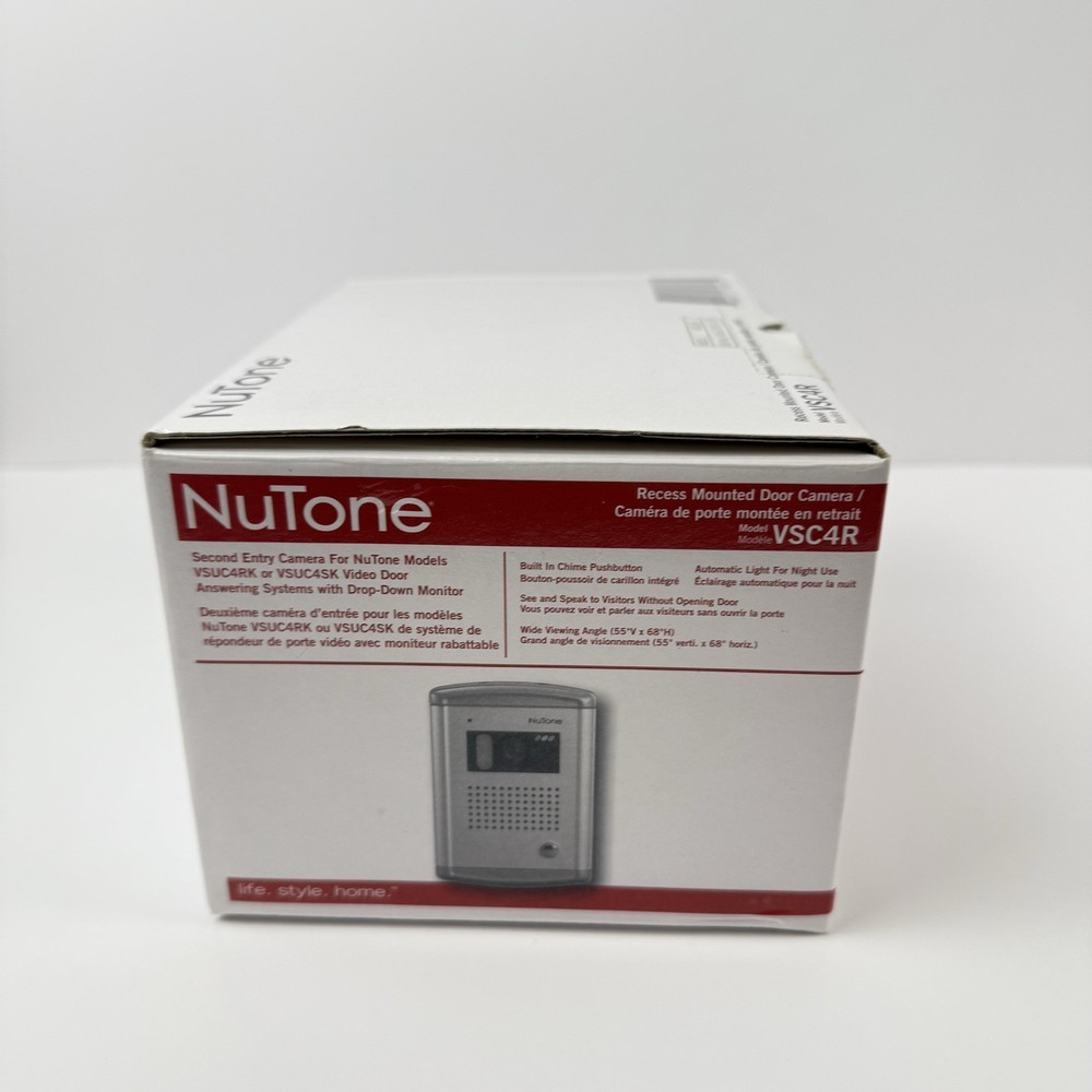 NuTone Security Camera VSC4R Video Recess Mounted Door Second Entry Answering