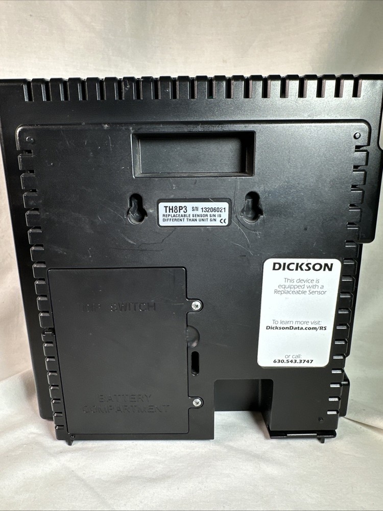 Dickson TH8P3 Temperature & Humidity Chart Recorder NO POWER SUPPLY