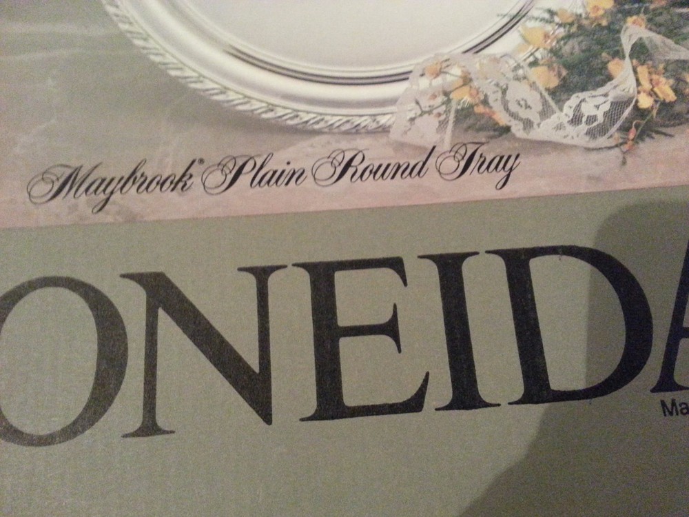 Oneida Silver Tray 12" Plate