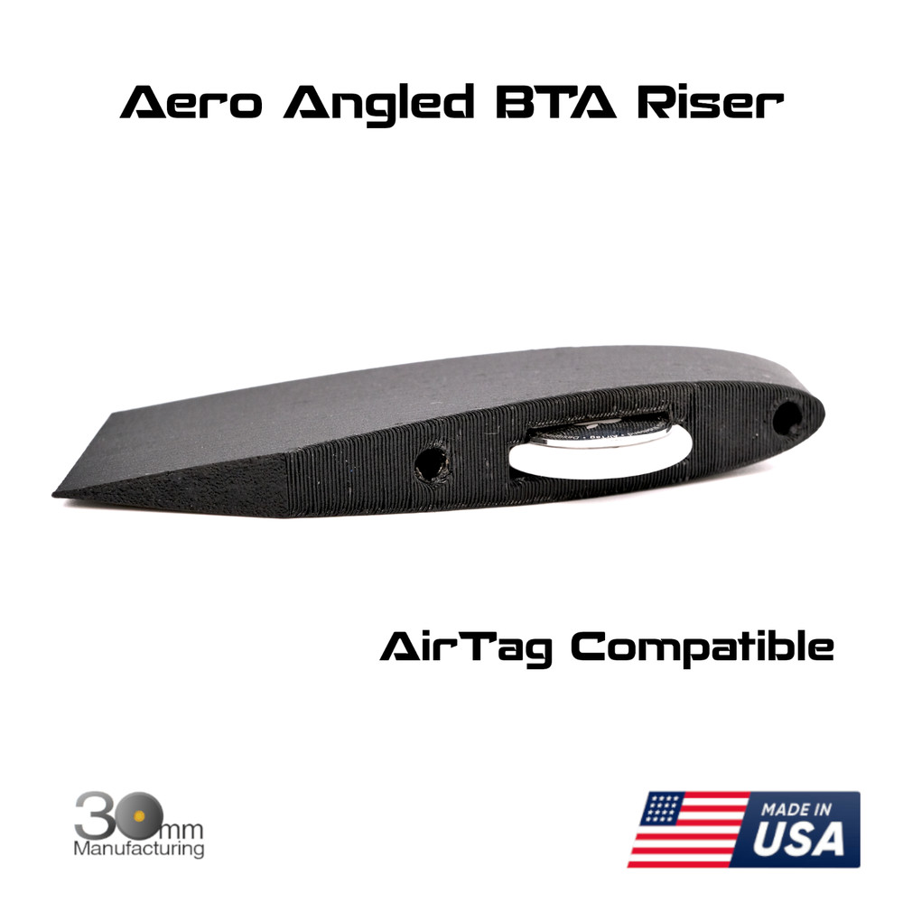 Angled Aero BTA Riser w/AirTag Compartment - TT/Triathlon