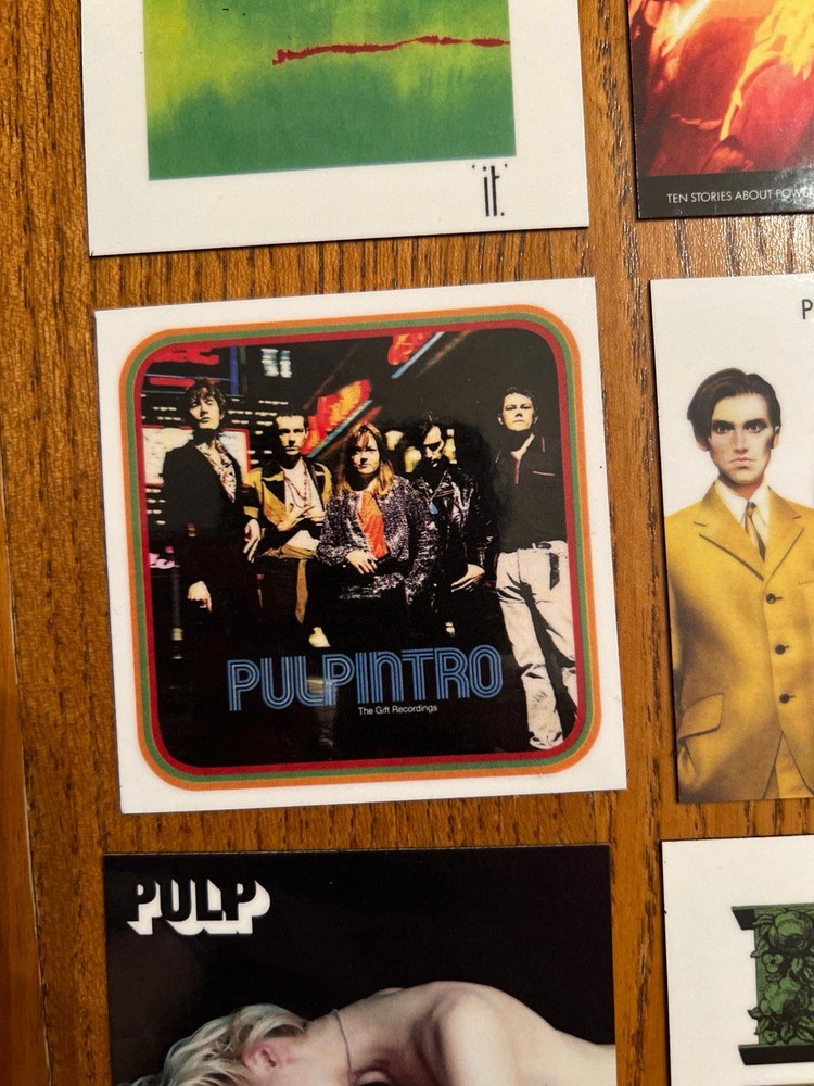 Pulp fridge magnets