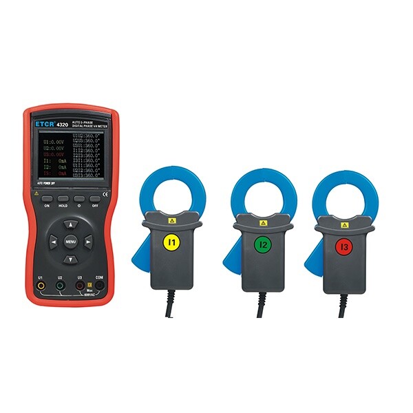 ETCR4320 Large Caliber Three-phase Digital Phase Voltmeter ✦KD