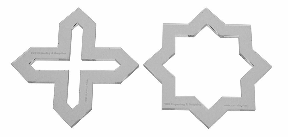 2 Pc Moroccan Frame Set -3.5"- 1/8" Acrylic