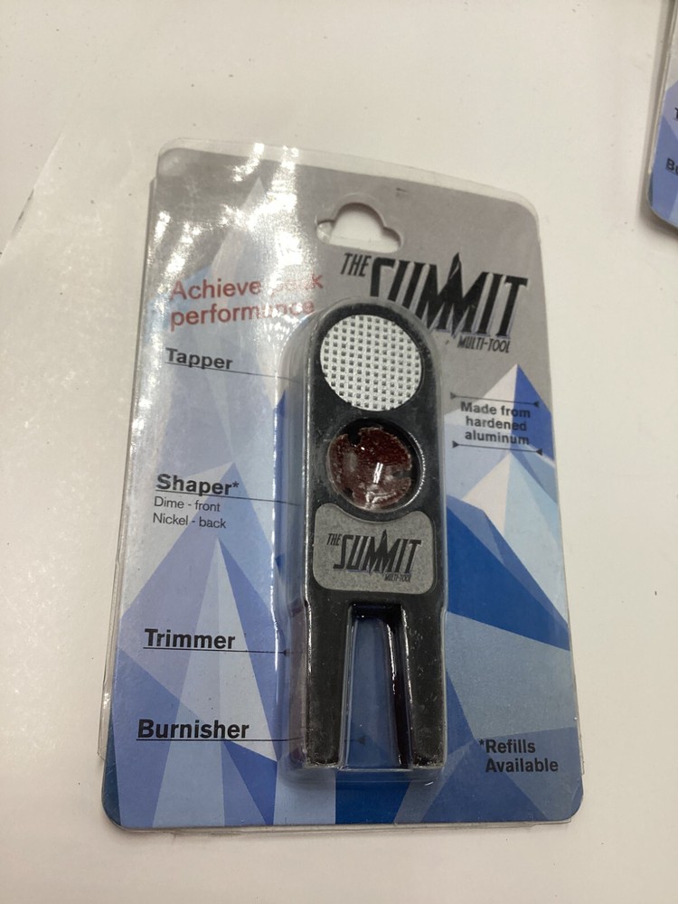 The Summit Multi-Tool, Tip Tool, Tapper, Shaper, Trimmer, Burnisher, Black Color