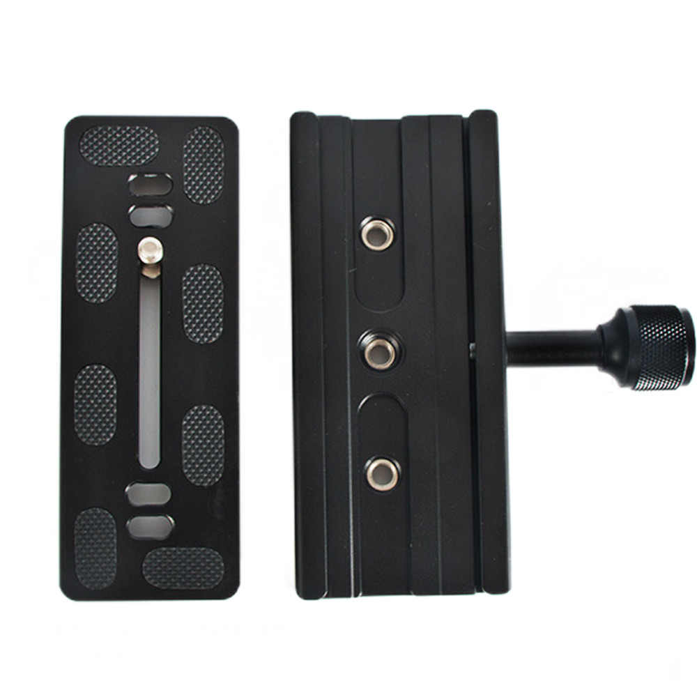 120mm Extended Tripod Conversion clamp with Quick Release Plate for DSLR Camera