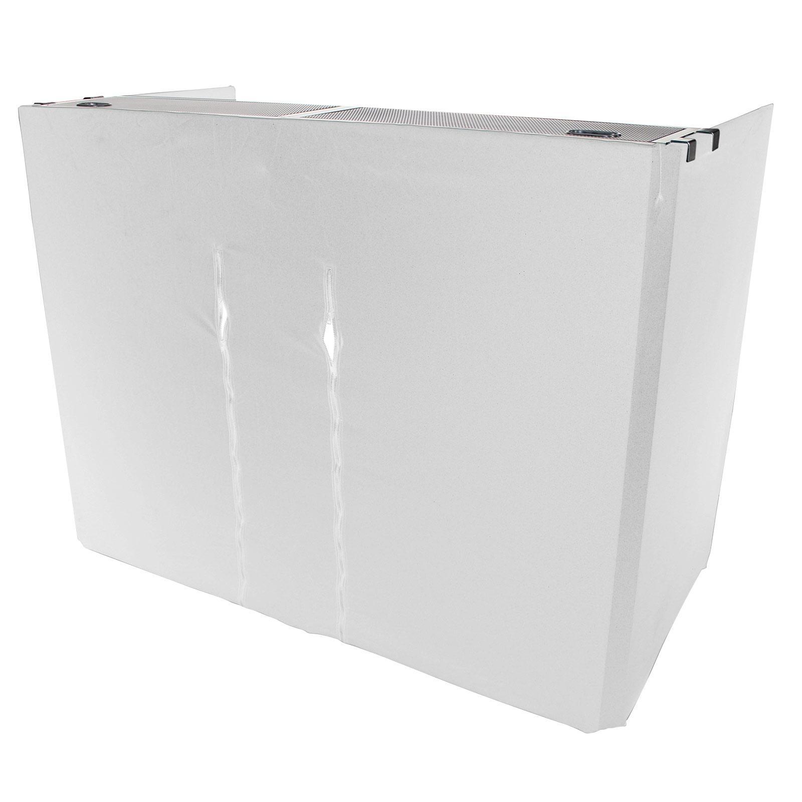 ProX XF-MESA MEDIA Portable DJ Facade Table Station White Replacement Scrim