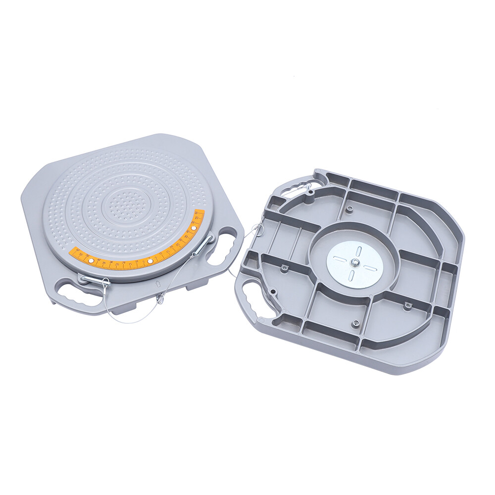 2x Wheel Alignment Turntable Turn Plates with Transition Bridge and Thrust Block