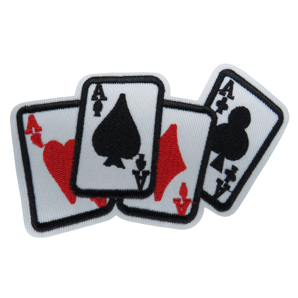 Playing Cards Patch Poker Patch Iron On Patch Biker Punk Patch Iron On