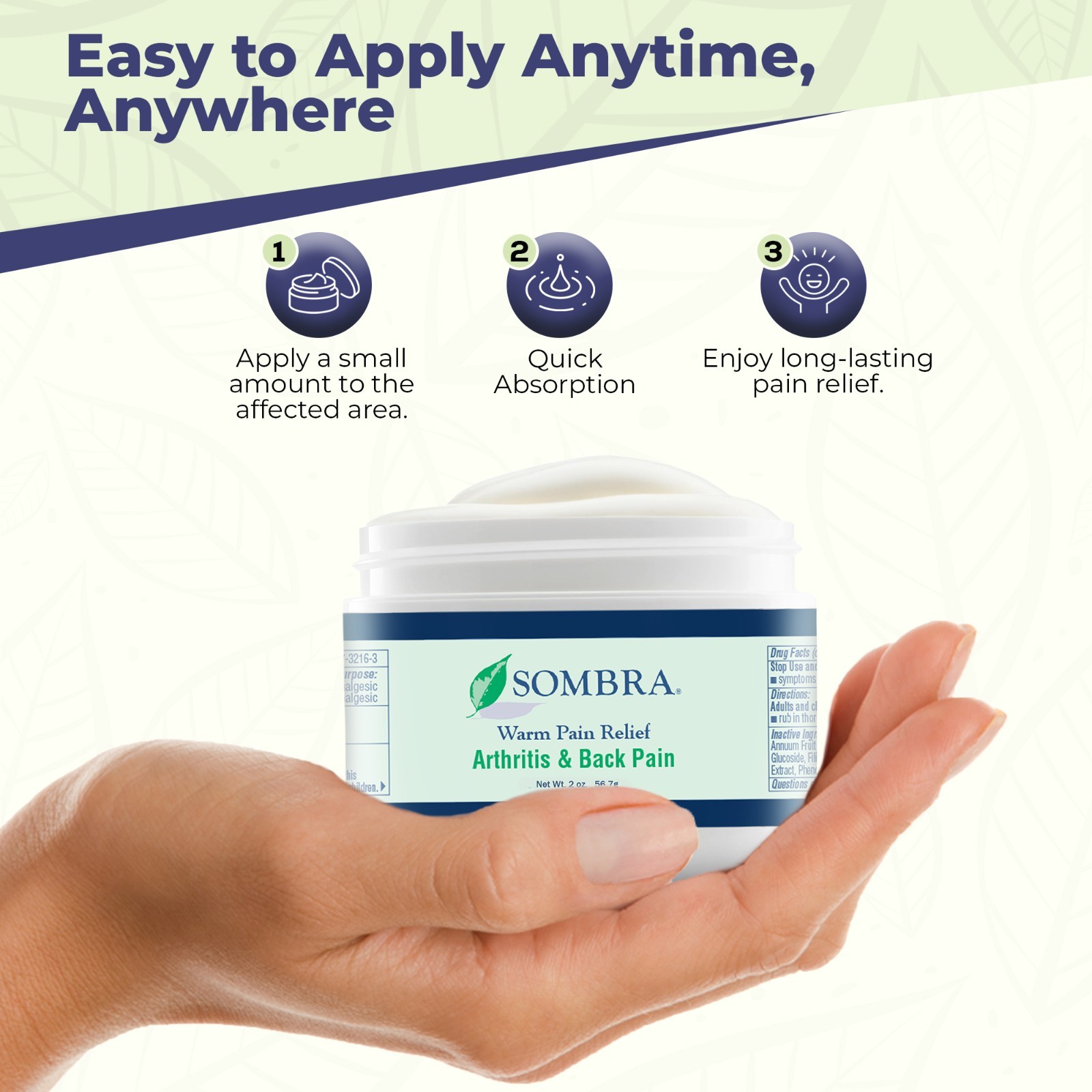 Sombra Pain Relief Gel – Warm Therapy for Arthritis, Back & Muscle Pain
