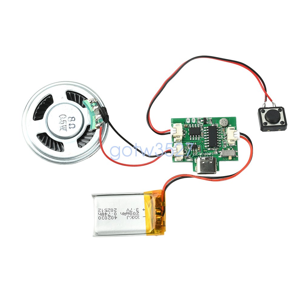 Lot Recordable Sound Module 8M MP3 Record & Play for Birthday Card DIY Projects