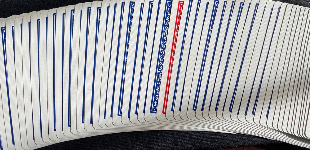 Brainwave Card Deck Red / Blue Bicycle Professional Magic Trick - Brain Wave