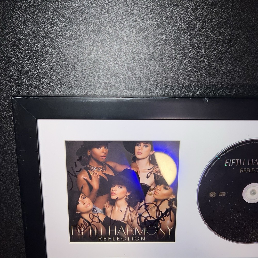 Fifth Harmony CD 2015 Reflection Signed Framed Autographed By All Five Members