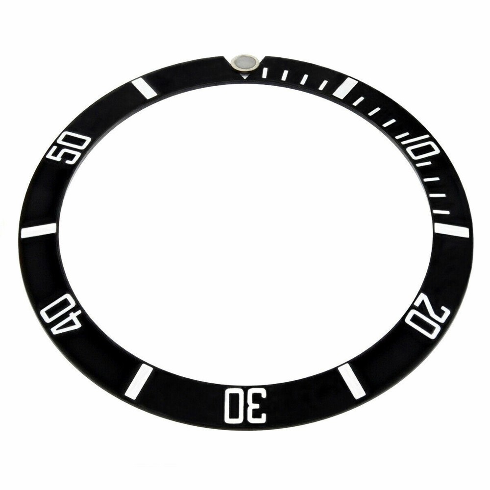 Replacement Submariner Bezel Insert For Rolex Sapphire Sub Black 16618, 16808