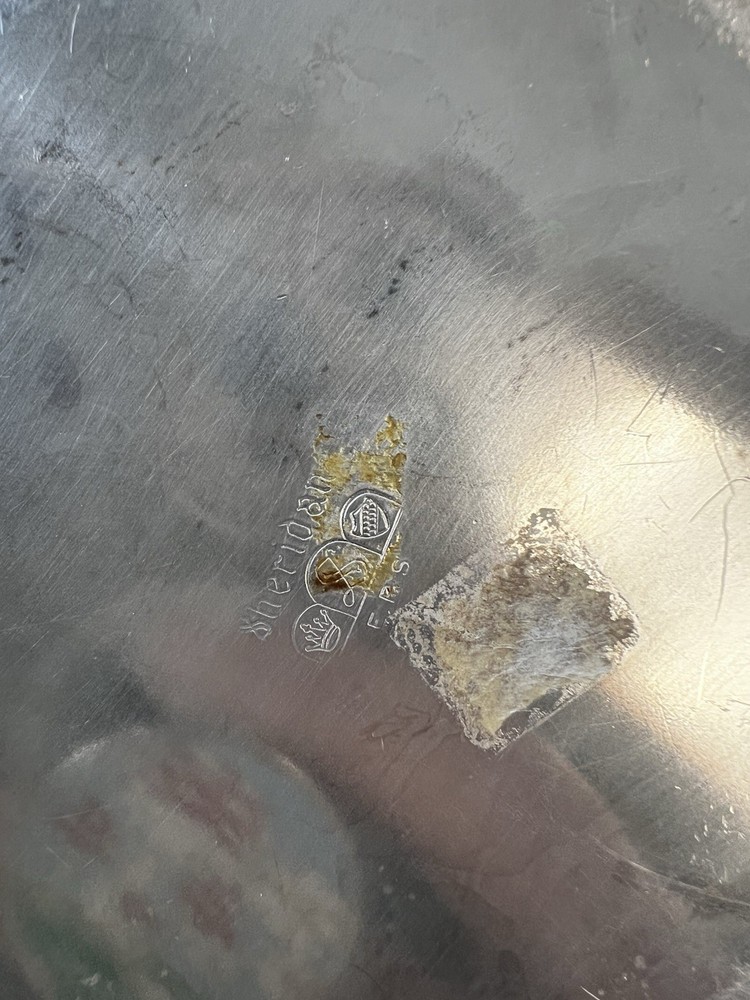 Sheridan Silverplate Pitcher Silver-Plated with Marked Base