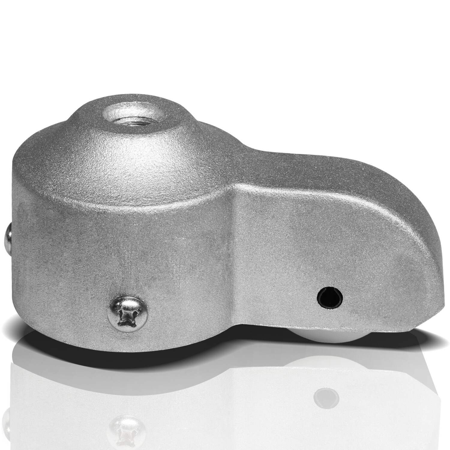 ​Anley Authentic FlagPole Truck with Nylon Pulley - Sliver Cast Aluminum Body