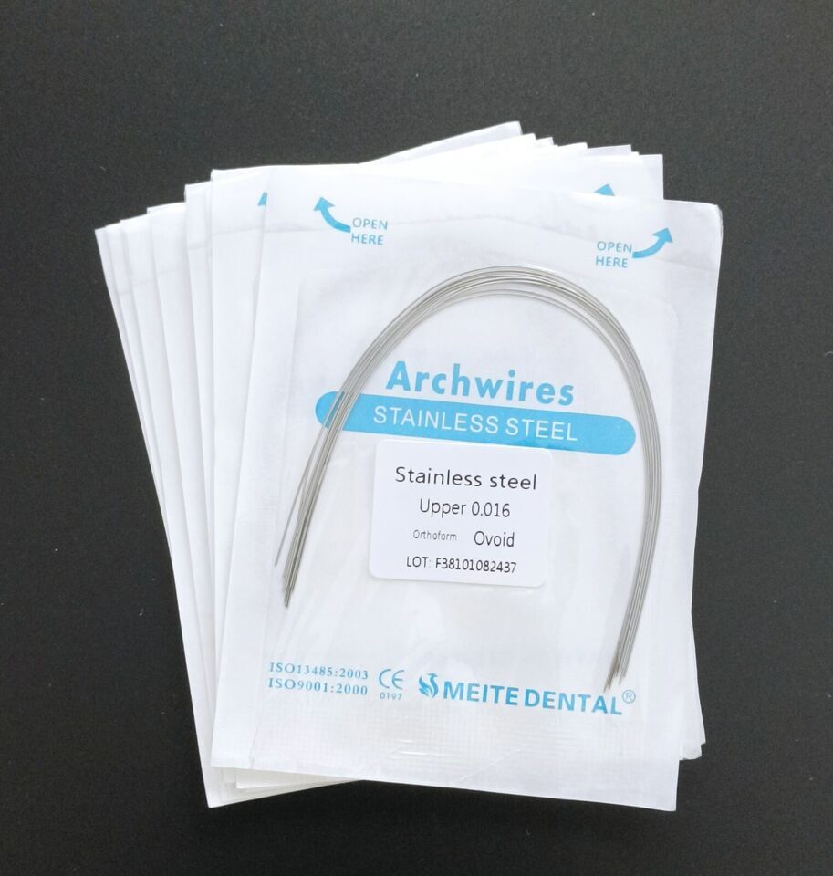 Dental Orthodontic Stainless Steel Wire Round/Rectangular Arch Wires Ovoid