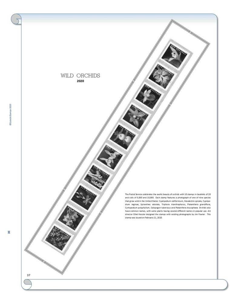 2020 U.S. Regular Issue Plate Block Supplement (White Ace Alternative)
