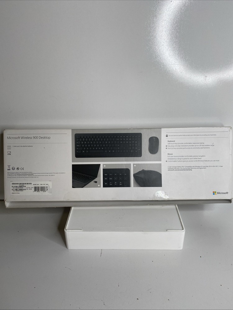 Microsoft Wireless Desktop 900 Keyboard Mouse Combo - Black