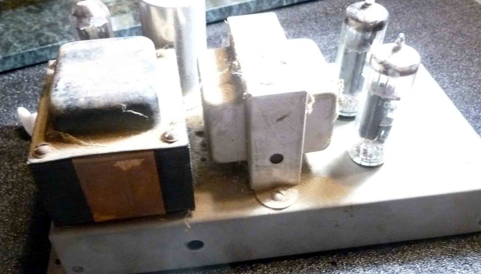 Hammond H-AO-44-1 Series E Reverb Amp Tested, working well ECL 86 Power Tubes