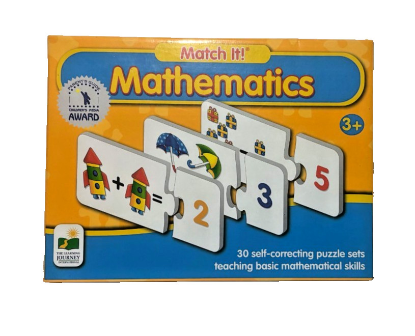 Learning Journey Match It Mathematics 30 Self-Correcting Puzzle Set