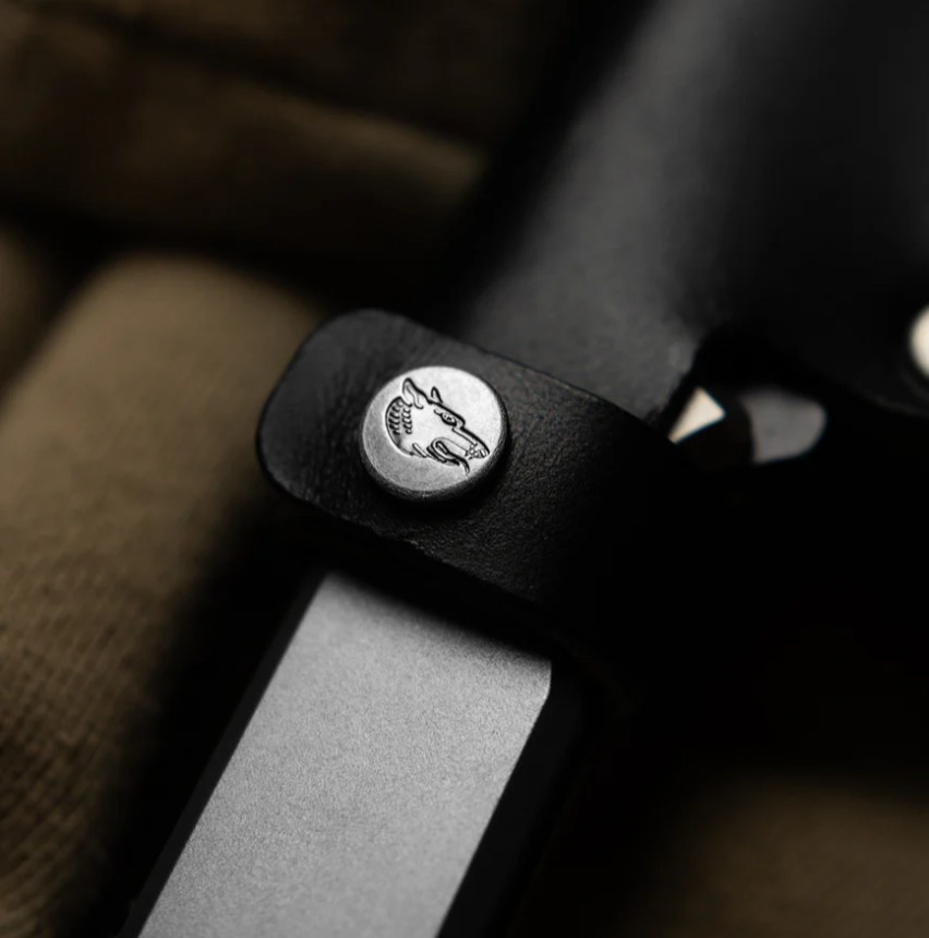 WESN x Raven The Pirate - Raven's Bornas - Titanium Handle Fixed Blade Knife