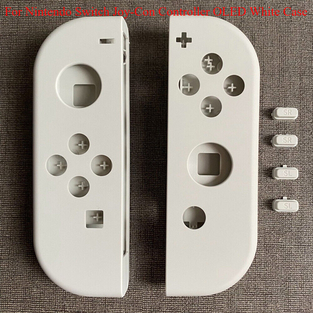 Replacement Housing Shell for Nintendo Switch Joy-Con Controller OLED White Case