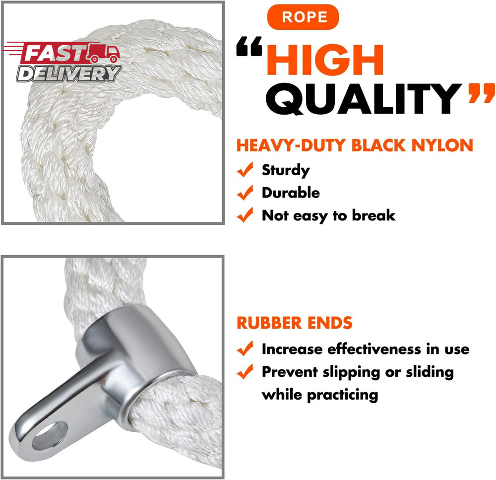 HPYGN Tricep Rope, Press down Cable Machine Attachment Set, LAT Pulldown Attachm