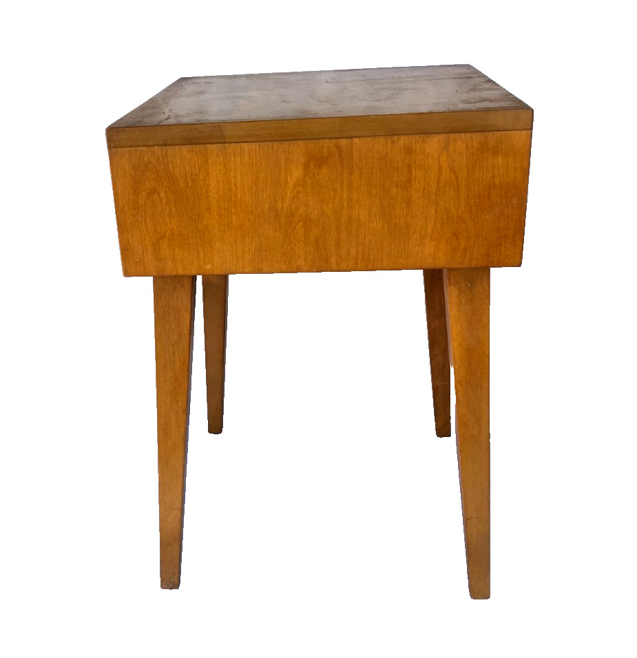 Vintage 1956 Mid Century Modern Conant Ball Furniture - One Drawer Night Stand