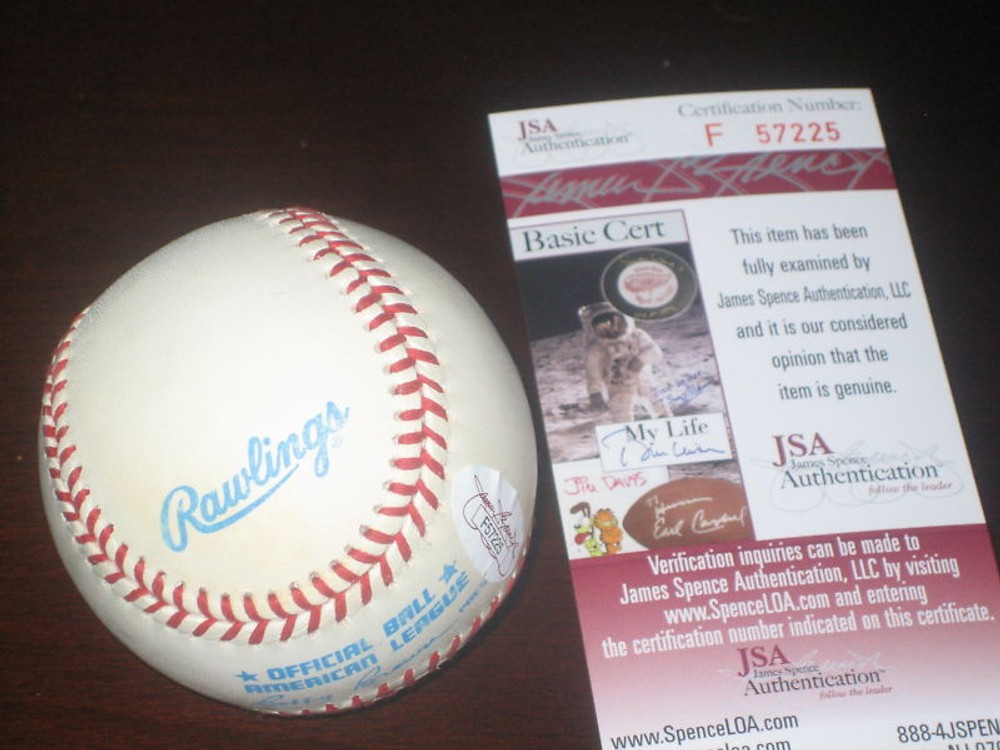 BOBBY SHANTZ AUTOGRAPHED SIGNED OAL BASEBALL JSA DEC.