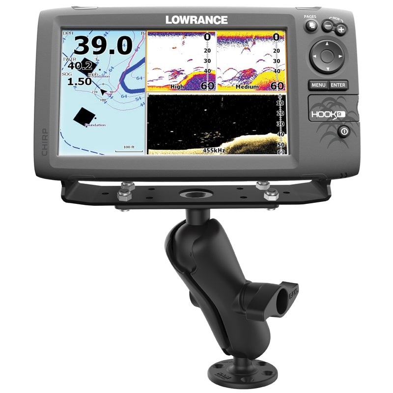 RAM-D-115  RAM Marine Electronics Mount - D Size Medium...