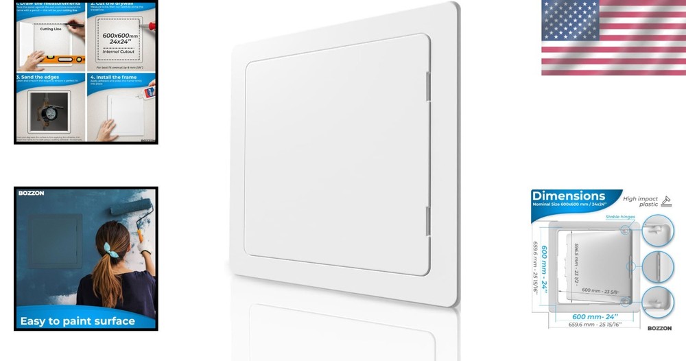 Durable 24x24 Inch Drywall Access Panel - Easy Installation & Modern Design