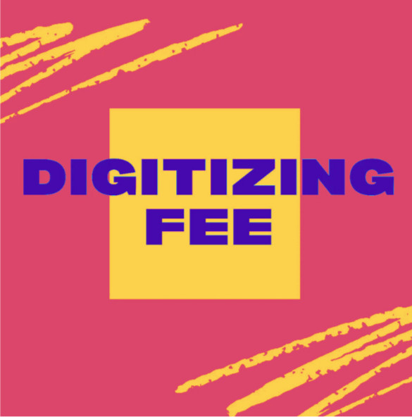 Digitizing Fee  - Converting a Logo/Design into Embroidery(stitching) format