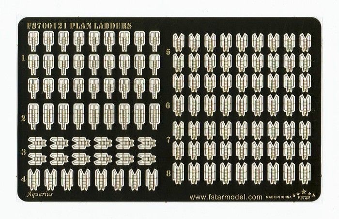 Battleship Unpainted1/700PLAN Ladders