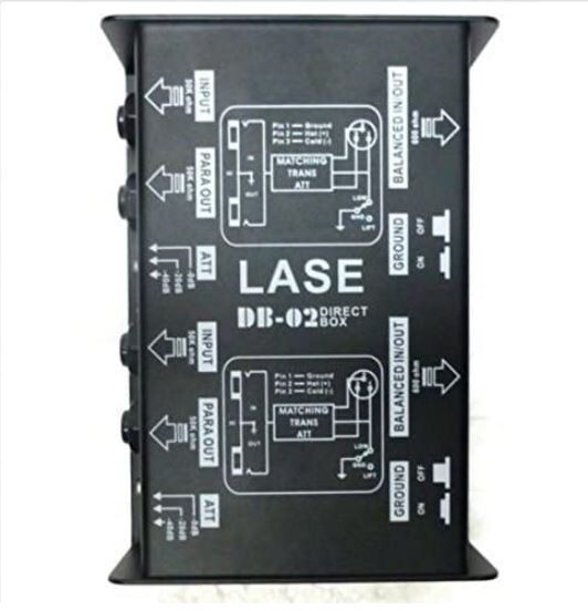 LASE DB-02 - Professional Dual Channel Passive Direct Box