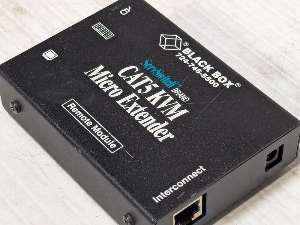 Black Box CAT5 KVM Micro Extender - Remote Module 724-746-5500 ServSwitch
