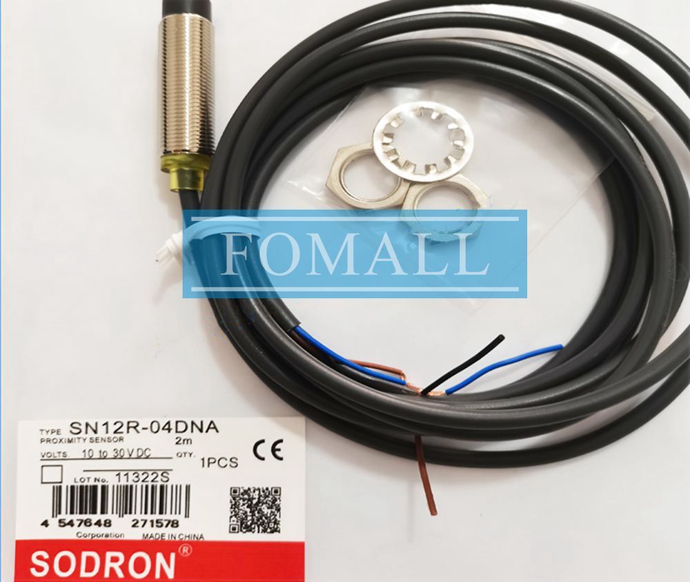 1Pcs New Inductive Proximity Switch Sensor SN12R-04DNA 2m