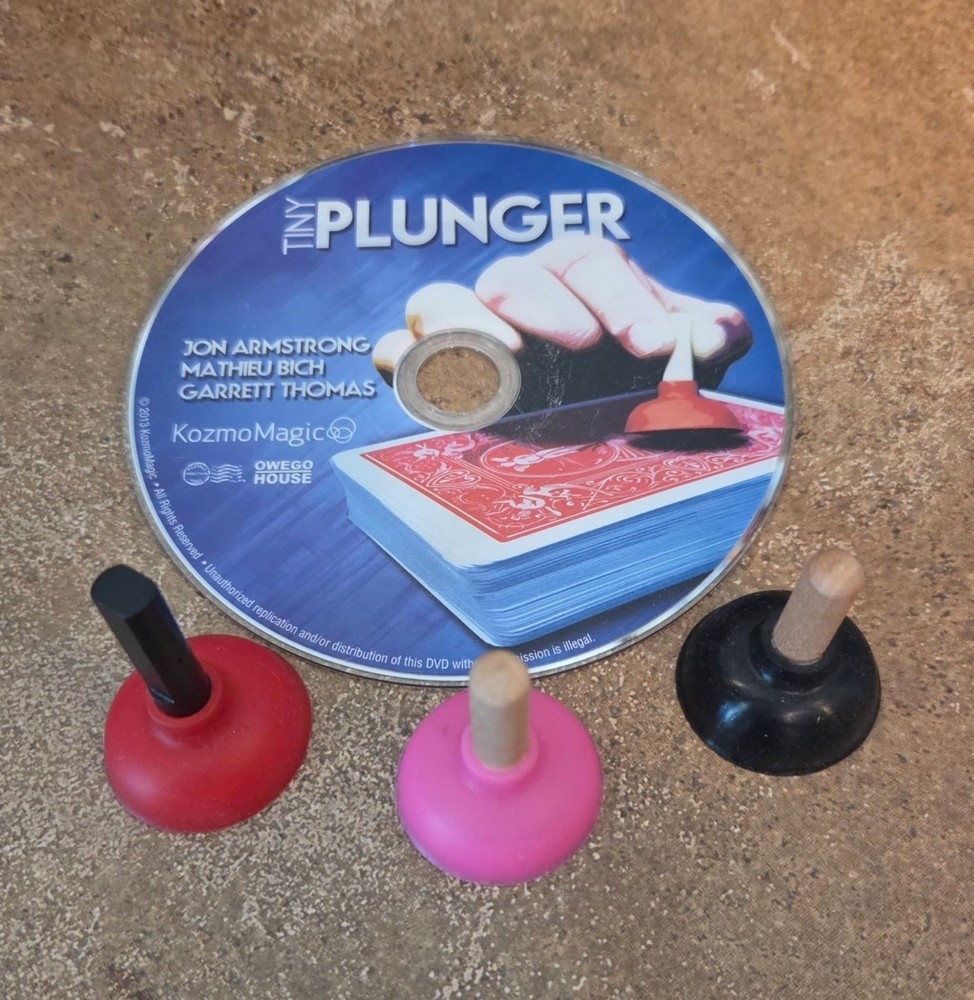 Tiny Magical Plungers Magic Mentalism Tricks