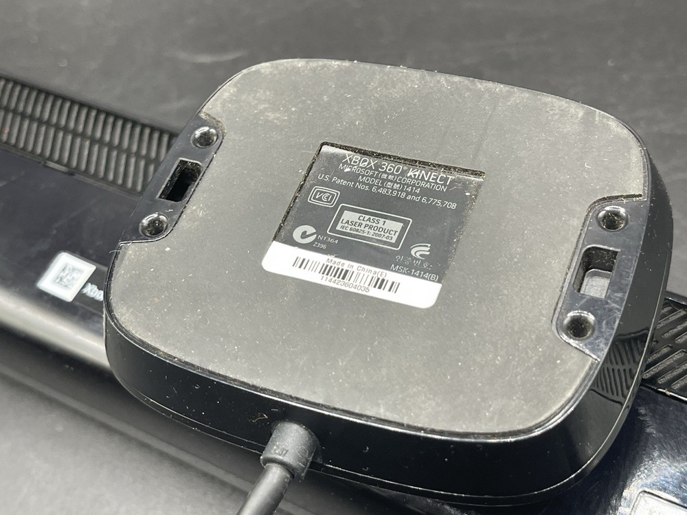 Microsoft Xbox 360 Kinect Sensor Camera Black Tested & Working